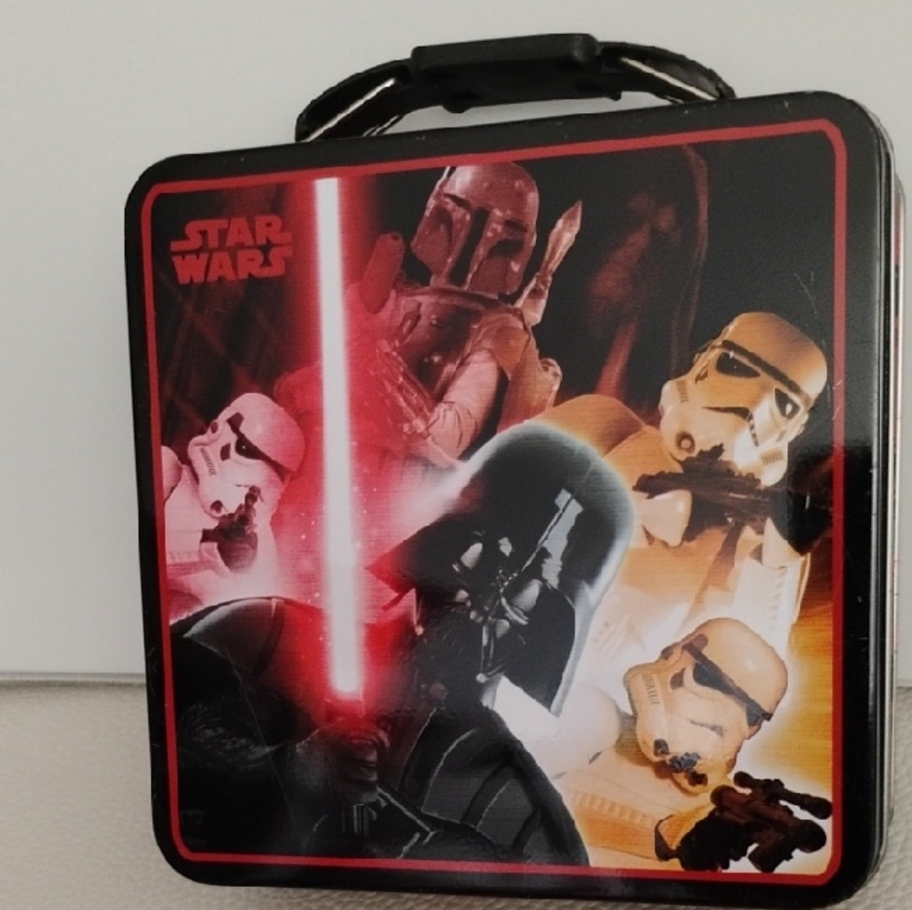 Star Wars Lunch Box x The Tin Box Co. Red & Black. Pre Owned.